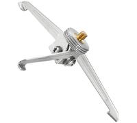 BETOOKY Adjustable Camera Tripod Portable Mini Camera Mount Silver Aluminum Alloy Foldable Tripod for Meeting and Live Streaming