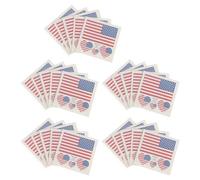 BETOOKY American Flag Removable and Washable Temporary Tattoos Stickers for 25pcs Face Stickers for Party Decoration for Independence Day and Sports Events