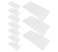 BETOOKY Aquarium Fish Divider Bottom Filter Tray Grid Plate 15pcs with 4.5x4.5mm Holes for Betta Fish and Fry Separation Partition Entering Filter Zone and Oxygen Transfer