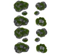 BETOOKY Artificial Moss Rocks 2 Sets Foam Green for Terrarium Diorama