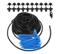 BETOOKY Automatic Drip Irrigation System Kit for Garden and Greenhouse Plants with Uniform Irrigation and Labour Saving Features, Pvc and Pp Material, for Flower Bed and Seedling Watering