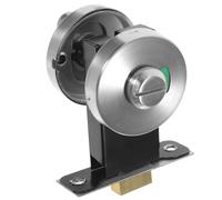 BETOOKY Bathroom Door Lock Lever Handle Lock, Stainless Steel with Occupied Indicator in Enhanced Security and Privacy, Sl esign for Toilet Partition Doors Commercial