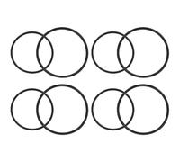BETOOKY Bike Stopwatch Holder Band 8pcs Black Silicone Fixator | Compatible Bracket, Easy Install on Bumpy Roads, Lightweight Pack of Eight