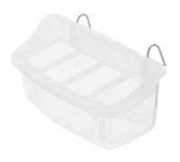 BETOOKY Bird Water Dispenser for Parrot and Finches, Abs Material Feeding Bowl with Anti-scattering Design, Hanging Cup Suitable the Birdcage to Reduce Food Waste