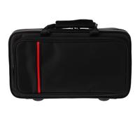 BETOOKY Black Clarinet Case with Smooth Zipper and Oxford Cloth Material, Portable Storage Tube Bag with Double Strap Design for Protecting Instrument on The Go