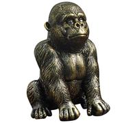BETOOKY Black Gorilla Ornament Realistic Resin Gorilla Decoration with Innovative Design, Easy to Clean Decorative Sculpture for Home and Office for Living Room or Desk