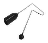 BETOOKY Black Vibraslap Percussion Instrument with Layered Effect and Advanced Vibration Transmission Structure, Metal and Plastic Handheld Rhythm Shaker for Parties and Music Learning