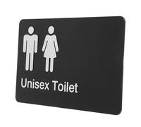 BETOOKY Braille Unisex Restroom Sign Restroom Accessory Made of Abs and Eva Enhancing Accessibility and Providing Accurate Directional Information for Public Spaces and Schools