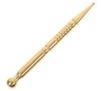 BETOOKY Brass Universal Acupuncture Pen Multi-Function Massage Tool Reduce Wrinkles Yellow Daily Use Beauty Acupressure Pen for Body and Face