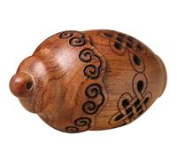 BETOOKY Brown 1 DIY Hollow Wooden Bottle Pendant Openable Aroma Pendant Hanging Diffuser with Premium Wood Material for Diffusing Aroma Smell and Holding Bodhi for Home Décor