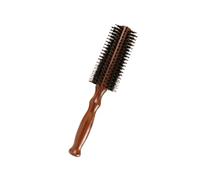 BETOOKY Brown Plastic Hair Comb Comfortable Grip Fatigue Relief Roller Comb Styling Curling Hair Home Use Blow Drying