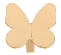 BETOOKY Butterfly Cabinet Knobs for Drawer Cabinets and Wardrobes, Golden Aluminium Alloy with Easy Installation and Easy to Clean, Single Hole Decorative Door Pulls for Home Furniture