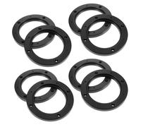 BETOOKY Car Audio Adapter Ring 4 Pairs 5 Inch ABS Hollow Speaker Spacer Brackets for Vehicle Sound Enhancement