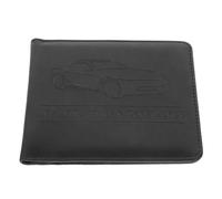 BETOOKY Car Insurance and Registration Holder Black Pu Leather Card Wallet Vehicle Document Sleeve Organizer for Driving License and Bank Cards
