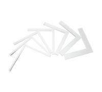 BETOOKY Card Making Alignment Tool with L-Square Shape and View 7pcs Acrylic Paper Craft Corner Guides with Straight Edges and Intuitive Guidelines, for Card Corners and Craft Exhibition