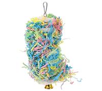 BETOOKY Chewable Parrot Parrot Shredding for Birds with Loofah Material and Shredding Function Sturdy and Safe Suitable for Hanging outside The Cage as Home Decoration