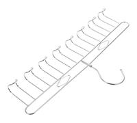 BETOOKY Clothes Hanger 8 Hooks Stainless Steel Ties Multi-Hook for and Space Saving and Multipurpose Clothing Storage Rack with Tank Bra for Organising Wardrobe