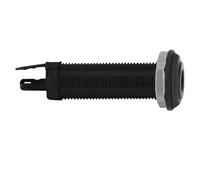 BETOOKY Compact Metal Socket Plug Guitar End Pin Jack High Sensitivity for Electric Guitar and Bass, Black Tube-type Output Input Socket, for Musical Instrument Accessories