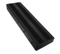 BETOOKY Compact Mini Guitar Pedalboard for Effects Pedals with Anti-slip System and Modular Expansion, Plastic and Metal Construction, for Live Shows and Rehearsal Use