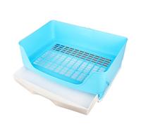 BETOOKY Compact Plastic Drawer Design Pet Training Toilet for Rabbits and Guinea Pigs with Anti-splash Feature, for Garden and Living Room Use by Small Pet Owners Random Color