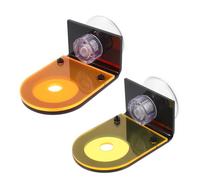 BETOOKY Coral Support Rack Acrylic Frag Design Cup 2pcs with Easy Installation Cleaning Stand and for Aquarium Tanks and Fragments