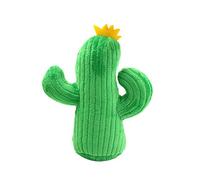 BETOOKY Creative Plush Cactus Dog with Squeaker, Sturdy Pet Chew for Dogs, Adorable Sound-making Plush for Pet Playing and Enrichment