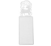 BETOOKY Cross-Stitch Metal Mesh Copper Canvas Sheets Smooth Surface and Hollow Out Animal Pattern Design for DIY Knit and Crochet Projects and Creative Silver Bookmark Craft