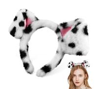BETOOKY Dalmatian Ears Headband Plush Fabric Makeup Headband Provides Comfort and Stays Put for Themed Parties and Just for Fun Accessories