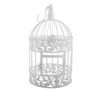BETOOKY Decorative Bird Cage Made of Iron with A Unique Birdcage Shape and Elegant European Design, Meticulously Crafted Small Decorative Bird Cage for Home Decor and Photography Prop
