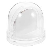 BETOOKY DIY Picture Display Snow Globe with Heat Transfer Photo Function, Plastic and Paper Material, for Father's Day and Christmas Table Centerpiece Random Color