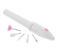 BETOOKY Electric Nail Polishing Machine for DIY Nail Art with Low Noise and Stable Performance, Portable White Plastic and Alloy Manicure Tool for Home Use