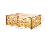 BETOOKY Elegant Acrylic Eid Candy Box with View for Ramadan and Eid Festive Decoration, Holiday Gifting and Party Favor Container with Muslim Ramadan Holiday Vibe