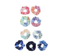 BETOOKY Fabric Hair Scrunchies Accessories Elastic Hair Ties 9pcs Assorted Colour with Hidden Zipper Pocket That Hold Thin Or Thick without Tearing Accessories Random Color for Everyday
