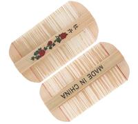 BETOOKY Fine Tooth Comb Portable Bamboo 2pcs and Dandruff Removal Gentle the Scalp and Pet Grooming Suitable for Hair and Pet Hair at Home or Traveling