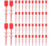 BETOOKY Fire Extinguisher Tamper Seals Red 100pcs Zip Ties with Self-Locking Feature Security Tags Preventing Accidental, for Industrial Settings and Public Safety