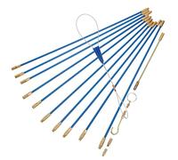 BETOOKY Glassfiber and Oxidation Resistance Cable Puller Fish Tape with Threaded Butt Joint for Electrical Wire Running Kit Suitable for Passing Through Walls and Crawl Spaces