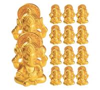 BETOOKY Golden Buddha Elephant Statue Set 20Pcs Indian Miniature Sculptures for Home Garden and Outdoor Ornament
