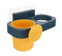 BETOOKY Hair Dryer Rack Wall-mounted Plastic Holder 8.5x6.7x3.2inch Easy Installation Simple Unique Design Bathroom Organizer for Hair Tools