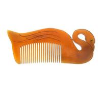 BETOOKY Hair Smoothing Comb Swan Shape Comb Creative Design Carving Anti-static Portable Styling Tool for Home Trip