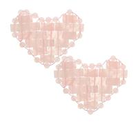 BETOOKY Heart-Shaped Quartz Eye Mask Cooling Stone Patch for Spa and Night Use