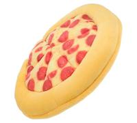 BETOOKY Interactive Pizza for Dogs Plush Chew with Sound Feature and Teeth Training Function for Puppy and Medium Breed Dogs a Fun Pizza