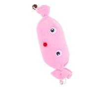BETOOKY Interactive Plush Candy Shape Cat with Bell, Comfortable Touch and Indoor Play Pet for Cats and Puppies, Engaging Soft Stuffed for Fun and Exercise