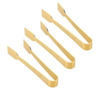 BETOOKY Iron Incense Burner Tongs Golden Artistic Clip Set 3pcs with Arabian Design for Efficient and Quick Air Purifying for Meditation and Party Decoration