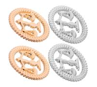 BETOOKY Justice Featuring Vintage Scale Design, Alloy Material 4pcs Lapel Pin Brooch Reliable Quality Enhances Professional for Lawyers and Judges for Graduations and Formal Events