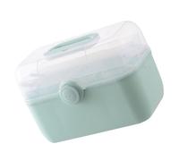 BETOOKY Large Medicine Storage Box for Family Use with Multi-layer Design and Handle, Plastic Medicine Organizer Box with Lid, Easy to Carry Storage Solution for Home and Business Trip