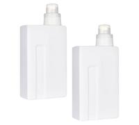 BETOOKY Laundry Powder Dispenser, Sturdy Refillable Sub Bottles, Practical Liquid Storage for Household Detergent and Shower Gel, 2Pcs