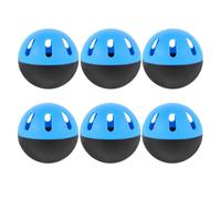 BETOOKY Lightweight Hollow Eva Baseball Training Balls 6pcs Soft Practice Baseballs with Perforated Surface and Beginners for Indoor and Outdoor Skill Development