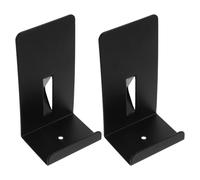 BETOOKY Lock Box Door Frame Hanger Metal Hook Rack 2Pcs with Heavy Duty Iron Construction Weather Resistant Black for Residential and Office Key Management