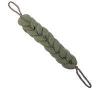 BETOOKY Long Green Bath Shower Scrubber Strip for Back Scrubbing, Body Washing Tool with Bubble Making Mesh, Bathroom Bathing Accessory Suitable for Home Use