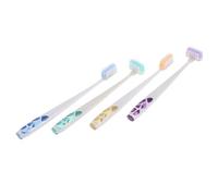 BETOOKY Manual Toothbrushes Gently Caring for Sensitive Teeth and Gums 4pcs Soft Bristle T Shaped Quick and Effective Cleaning for Adults for Family Use and Travel